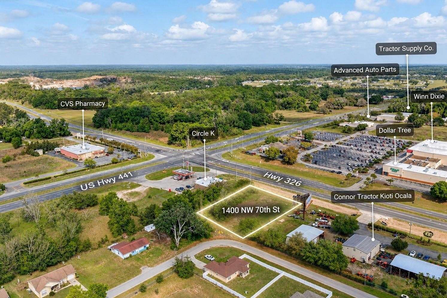 0.95 Acres of Commercial Land for Sale in Ocala, Florida