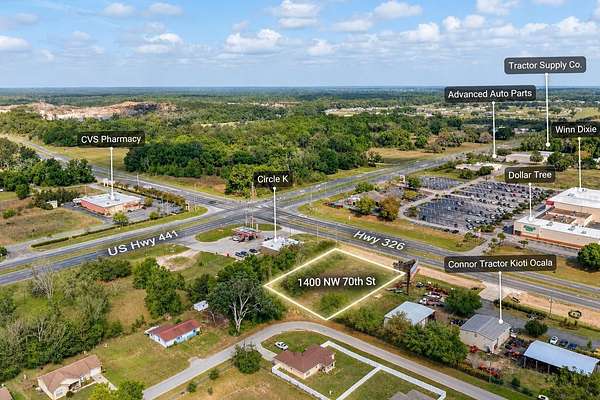 0.95 Acres of Commercial Land for Sale in Ocala, Florida
