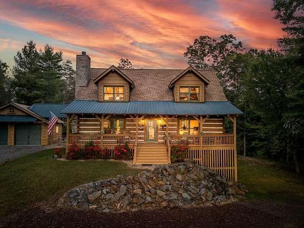 2 Acres of Land with Home for Sale in Blue Ridge, Georgia