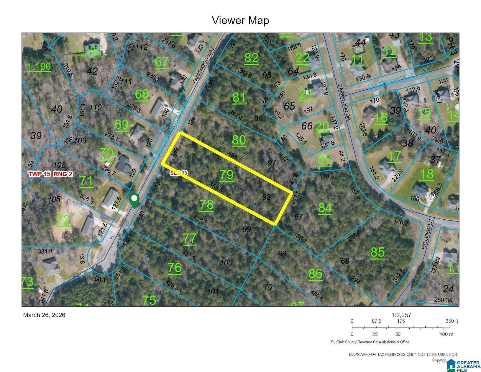 1.36 Acres of Residential Land for Sale in Odenville, Alabama