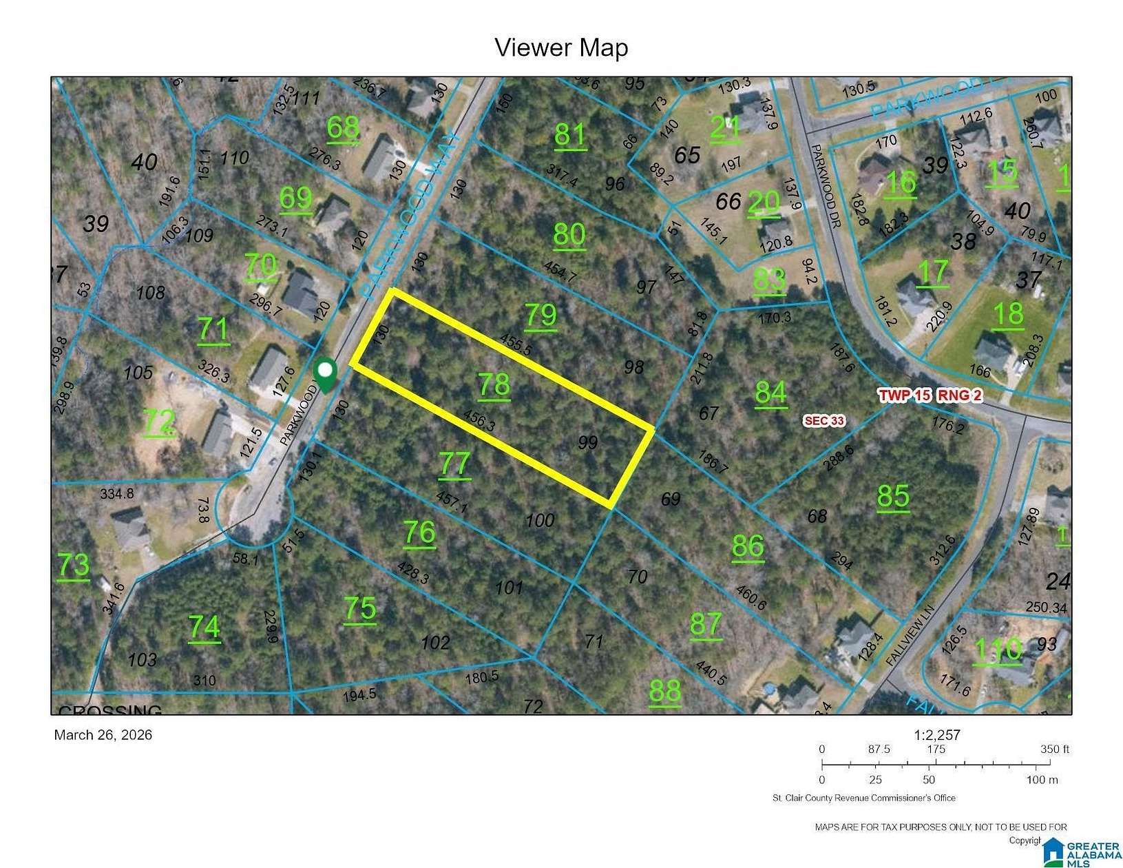1.36 Acres of Residential Land for Sale in Odenville, Alabama