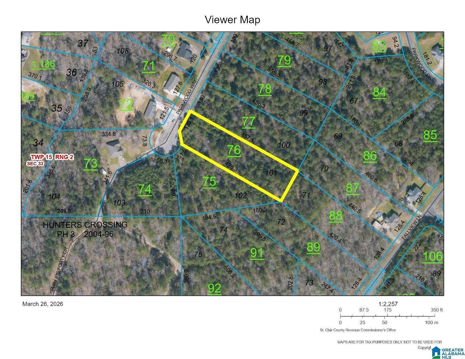 1.28 Acres of Residential Land for Sale in Odenville, Alabama