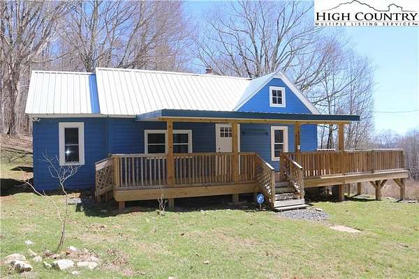 5 Acres of Land with Home for Sale in Todd, North Carolina