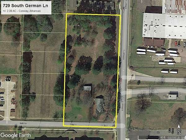 2.39 Acres of Commercial Land for Sale in Conway, Arkansas