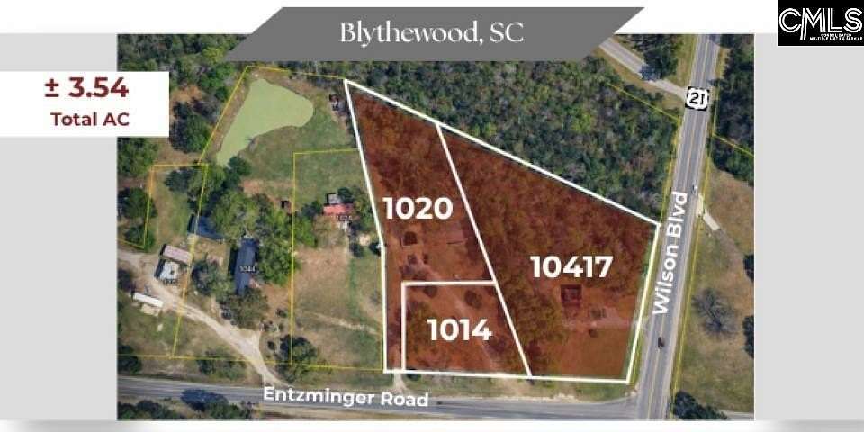 3.54 Acres of Mixed-Use Land for Sale in Blythewood, South Carolina