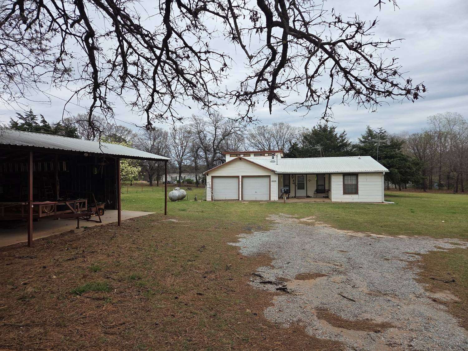 2.5 Acres of Land with Home for Sale in Meeker, Oklahoma