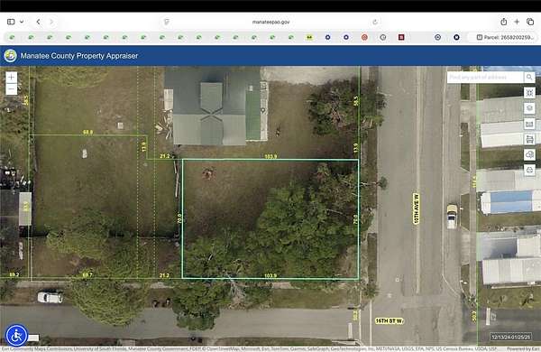 0.17 Acres of Residential Land for Sale in Palmetto, Florida