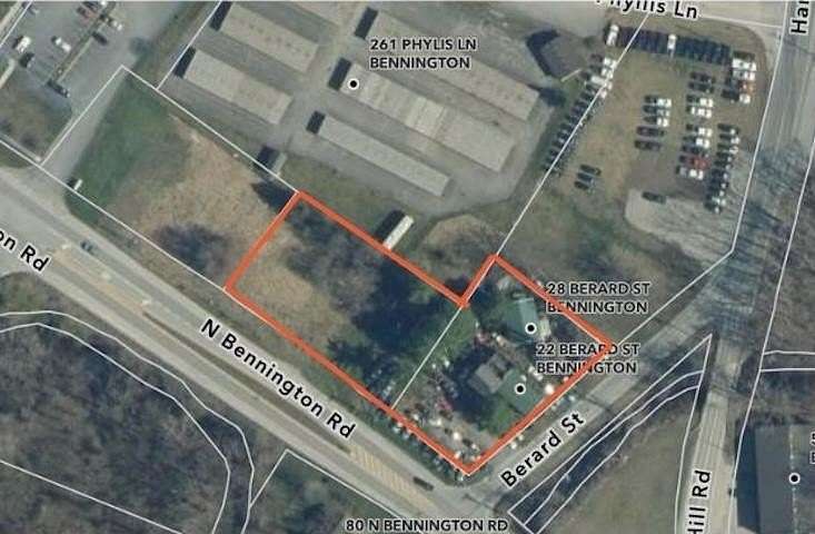 1.16 Acres of Commercial Land for Sale in Bennington, Vermont