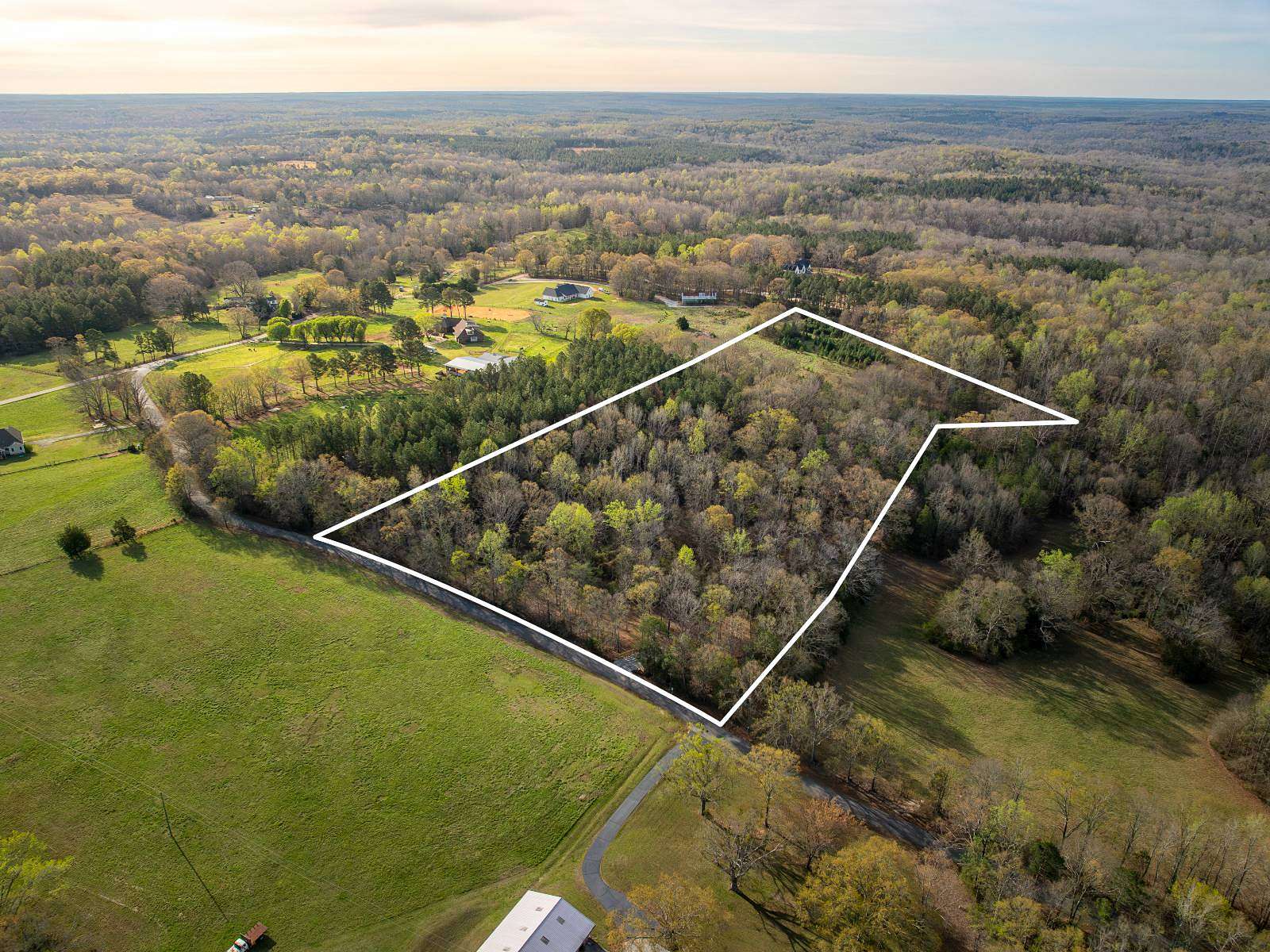 10.2 Acres of Recreational & Residential Land for Sale in Fountain Inn, South Carolina