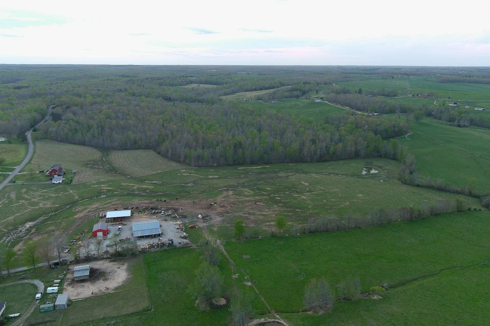 49 Acres of Agricultural Land with Home for Sale in Iron City, Tennessee