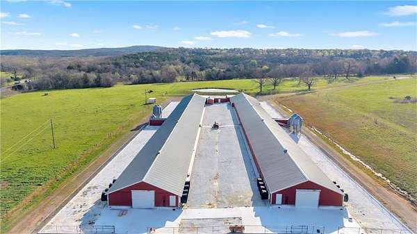 40 Acres of Agricultural Land with Home for Sale in Sallisaw, Oklahoma