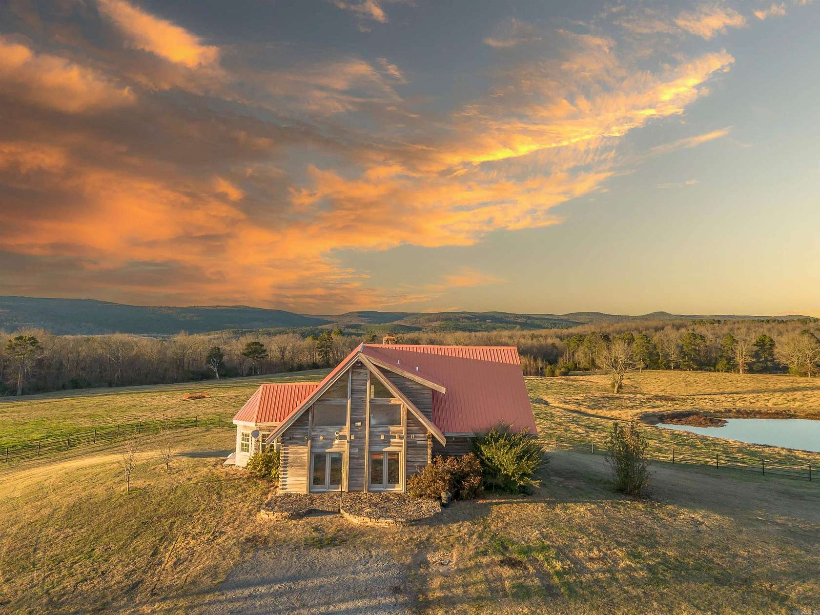 45 Acres of Recreational Land with Home for Sale in Scotland, Arkansas