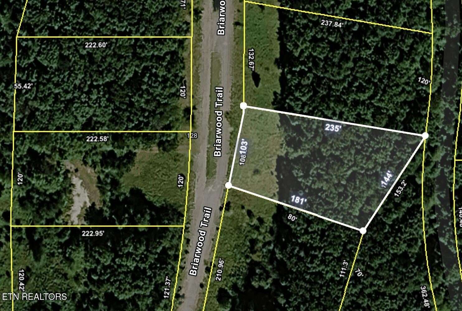 0.57 Acres of Residential Land for Sale in Crab Orchard, Tennessee