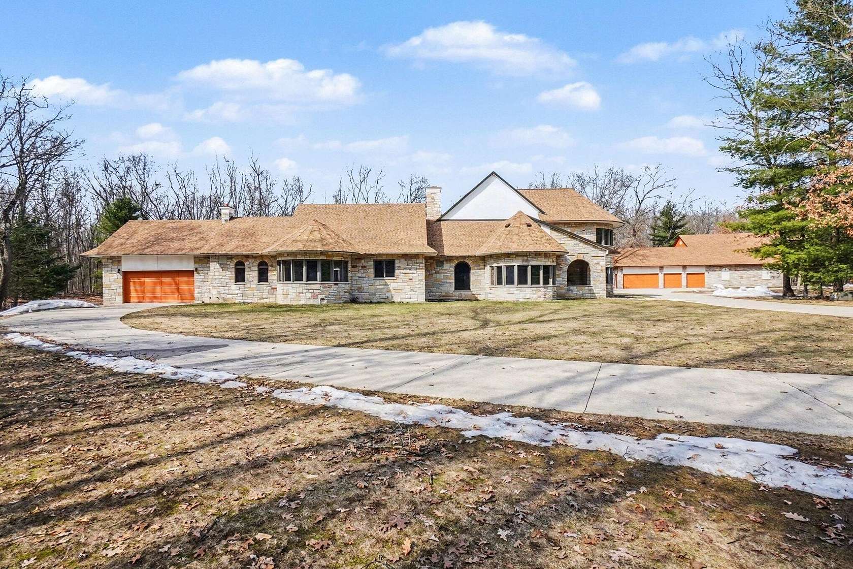 10 Acres of Recreational Land with Home for Sale in Irons, Michigan