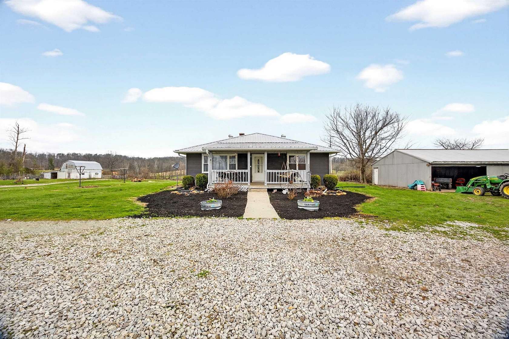 25 Acres of Land with Home for Sale in Owensburg, Indiana