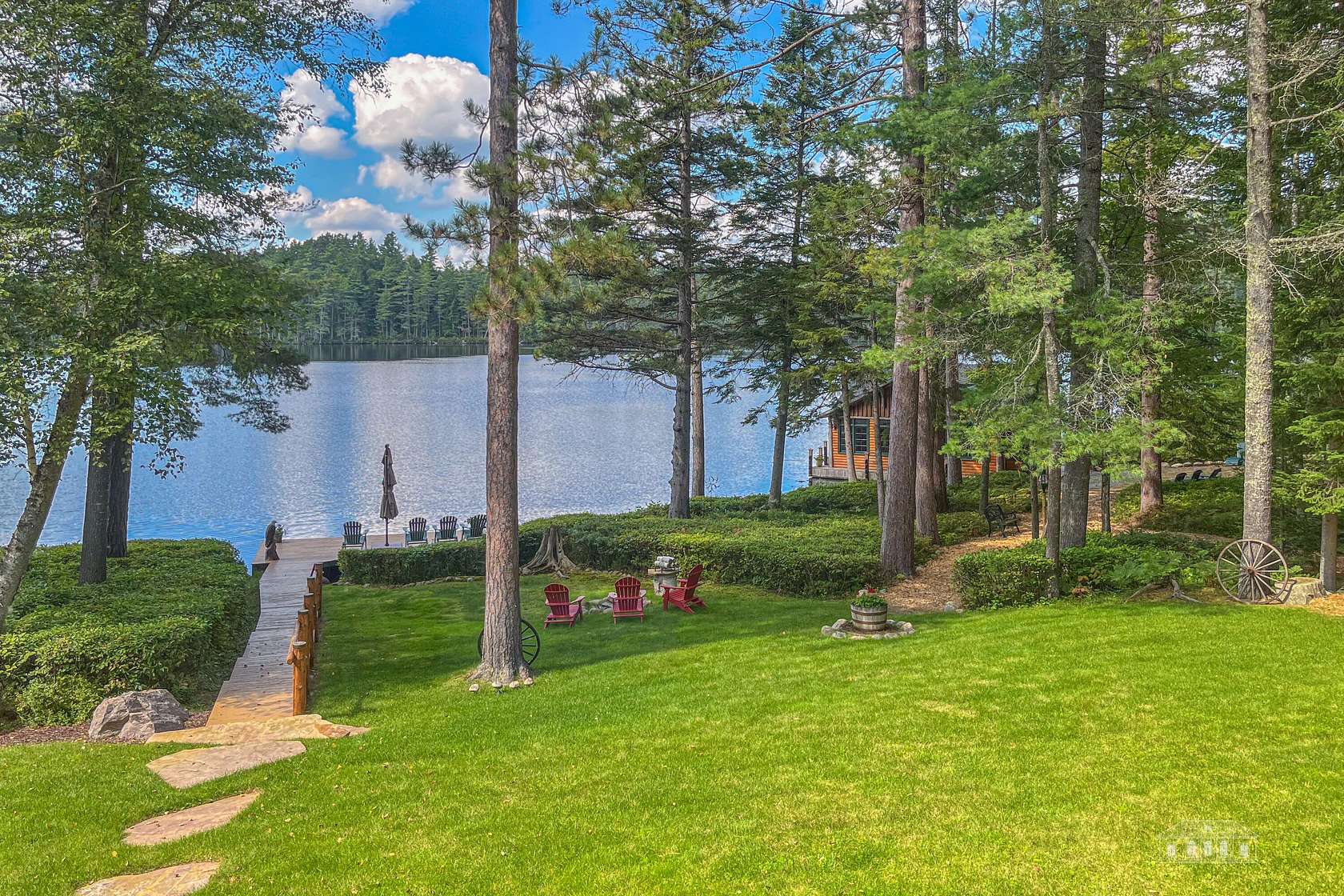 1.75 Acres of Land with Home for Sale in Rainbow Lake, New York