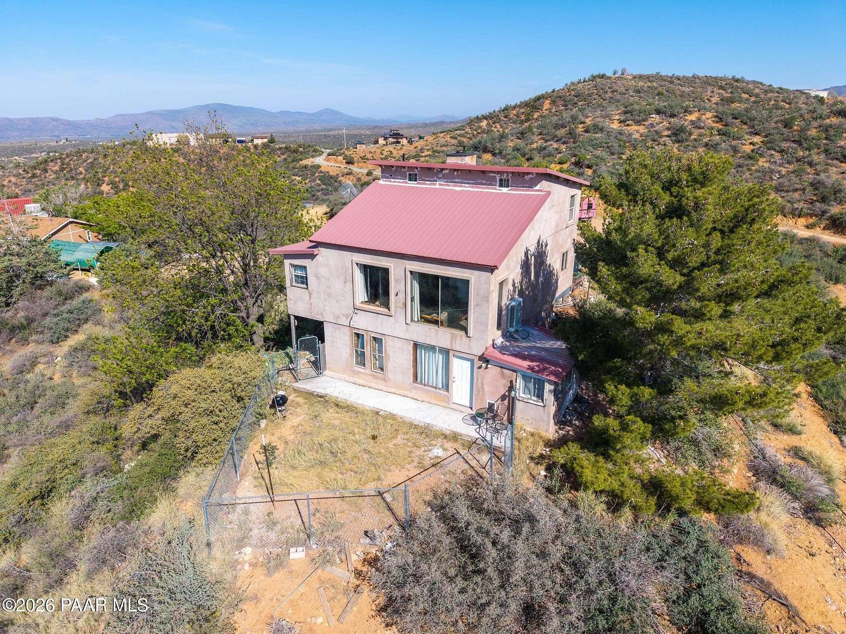 2 Acres of Land with Home for Sale in Kirkland, Arizona