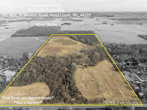 80 Acres of Land for Sale in Sand Creek, Michigan
