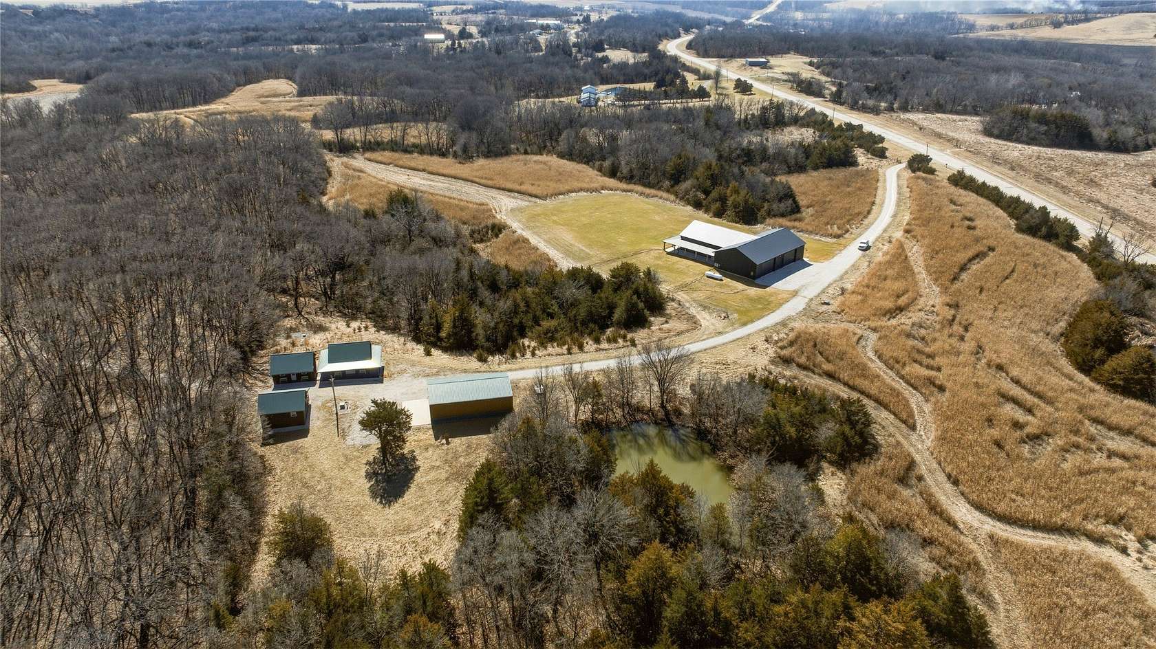 317 Acres of Recreational Land with Home for Sale in Leon, Iowa