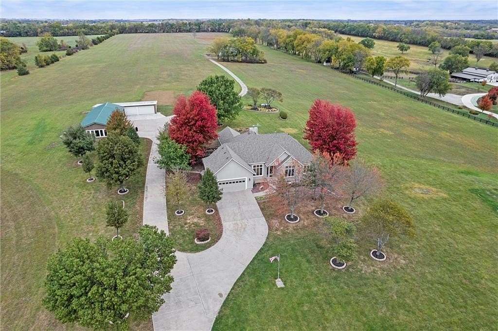 35.8 Acres of Agricultural Land with Home for Sale in Spring Hill, Kansas