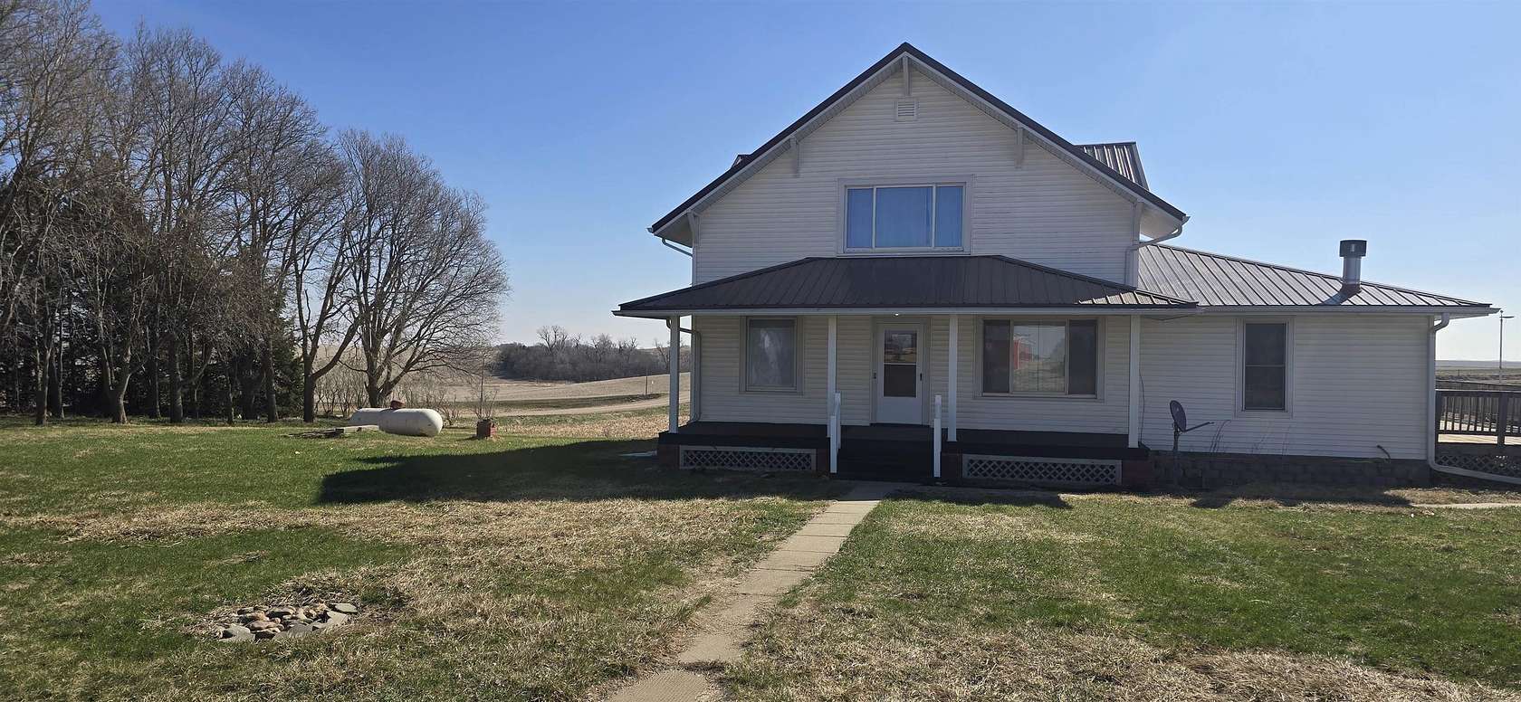 3 Acres of Land with Home for Sale in Emerson, Nebraska