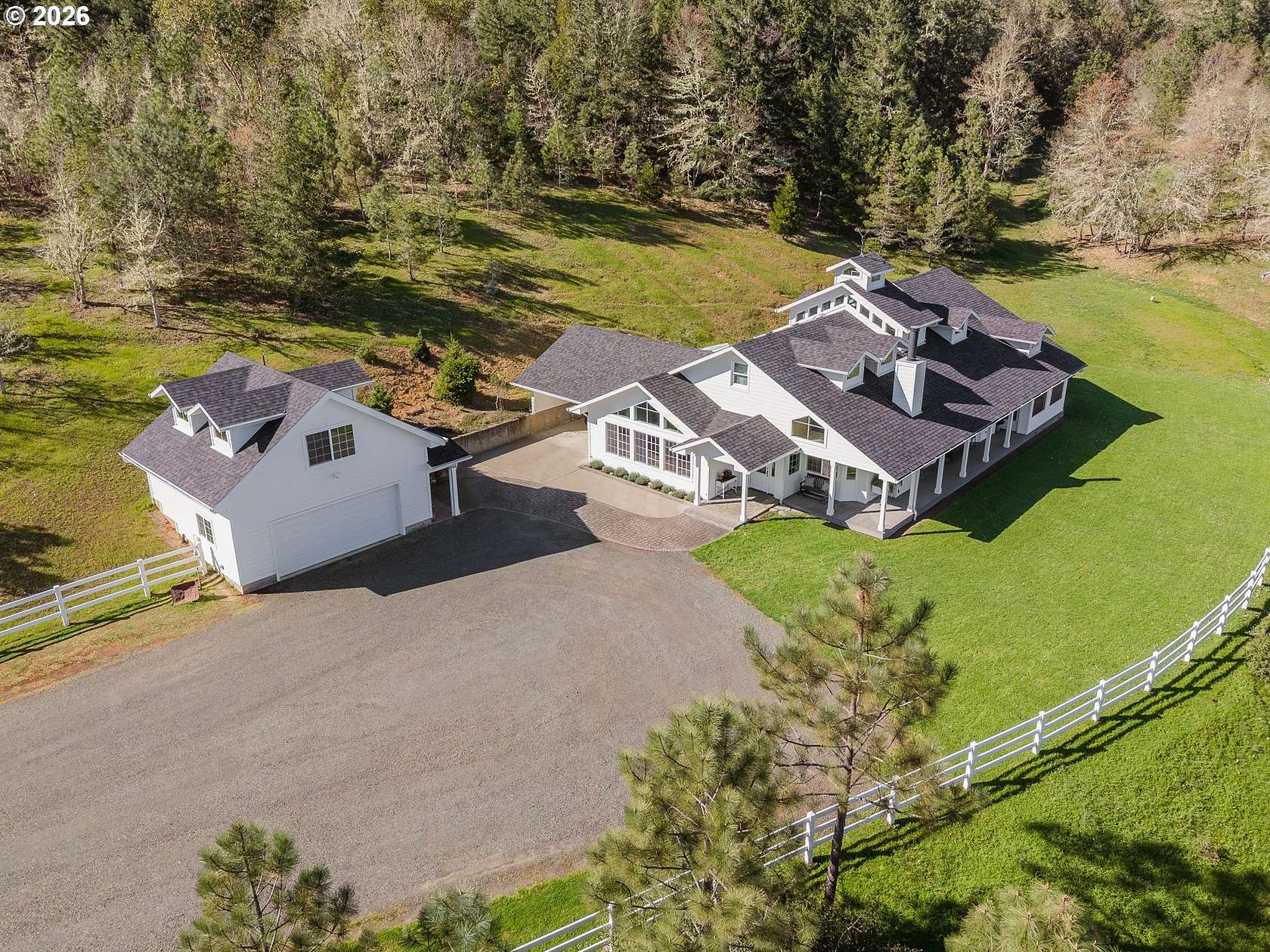 80 Acres of Recreational Land with Home for Sale in Oakland, Oregon