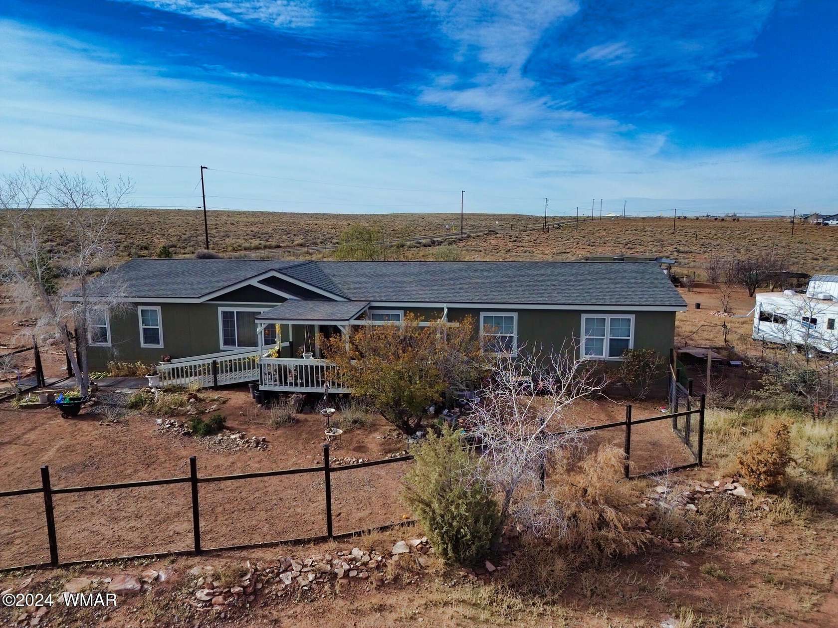 10 Acres of Land with Home for Sale in Holbrook, Arizona