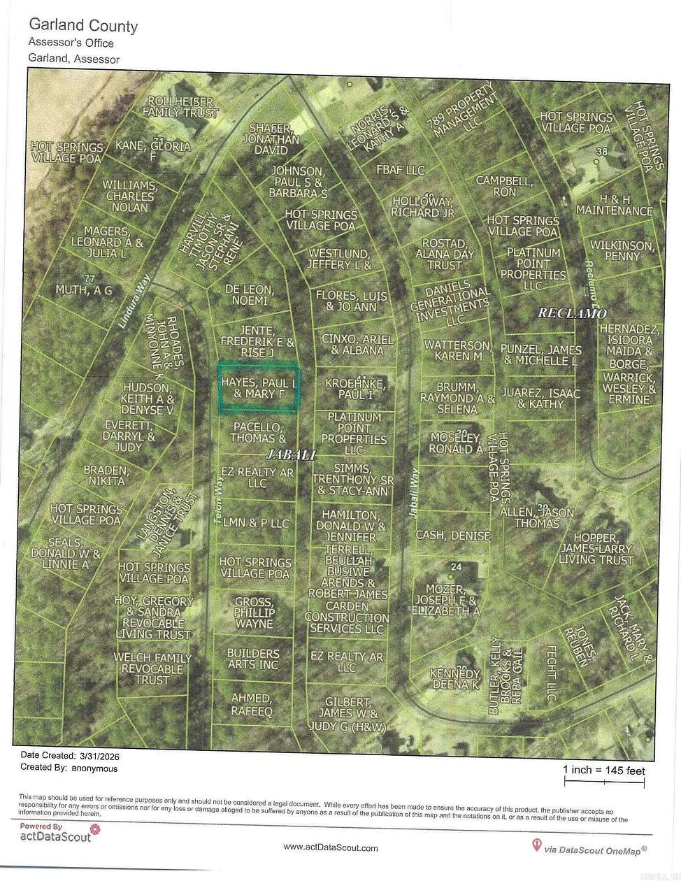 0.25 Acres of Land for Sale in Hot Springs Village, Arkansas