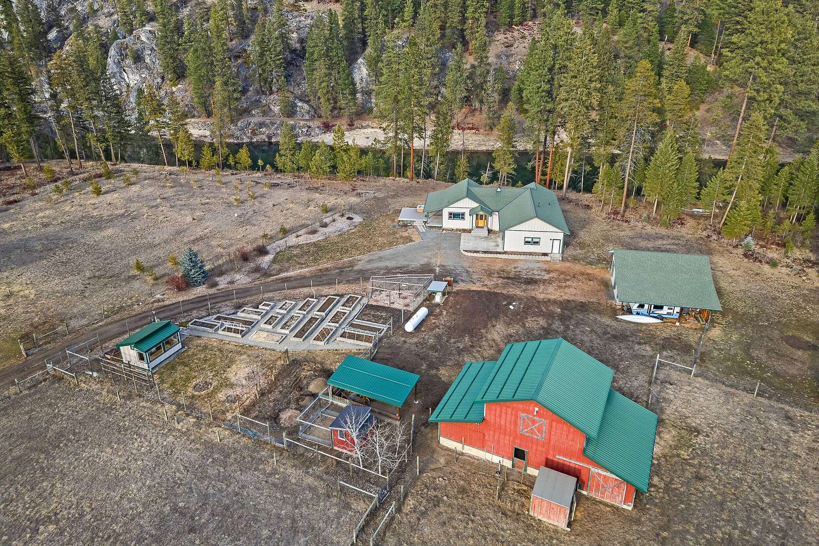 5.7 Acres of Land with Home for Sale in Laurier, Washington
