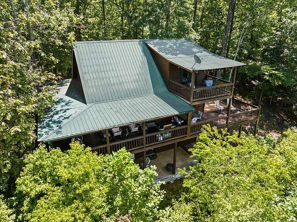 4.7 Acres of Land with Home for Sale in Mineral Bluff, Georgia