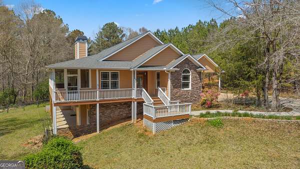 10.3 Acres of Land with Home for Sale in Franklin, Georgia