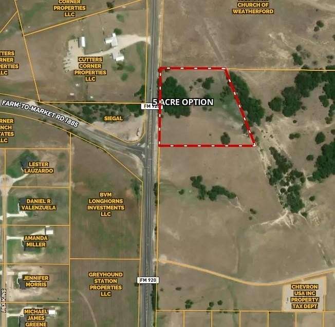 10 Acres of Commercial Land for Sale in Peaster, Texas