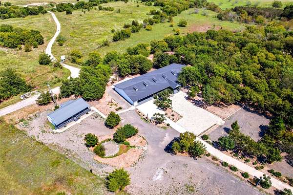 10.2 Acres of Land with Home for Sale in Ennis, Texas