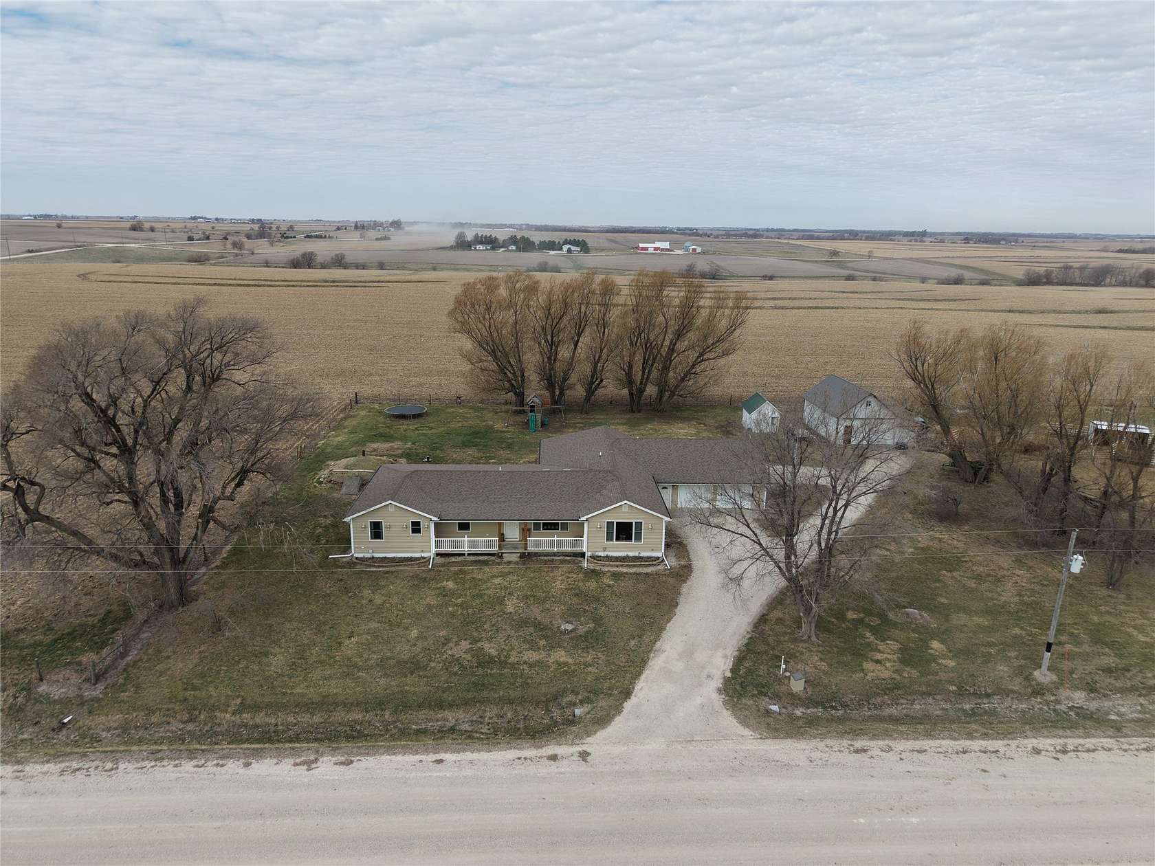 3 Acres of Land with Home for Sale in Winterset, Iowa