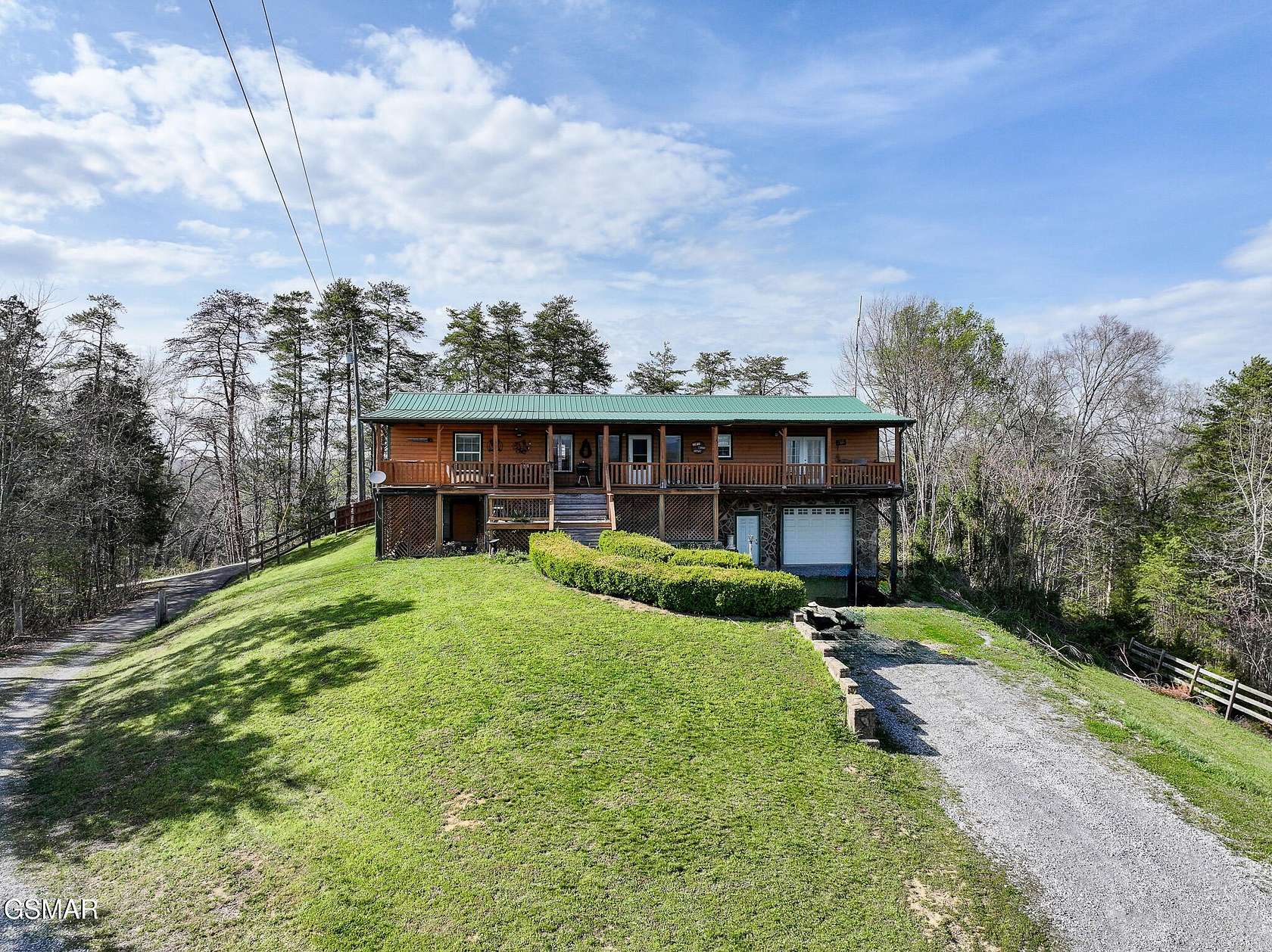8.42 Acres of Land with Home for Sale in Sevierville, Tennessee