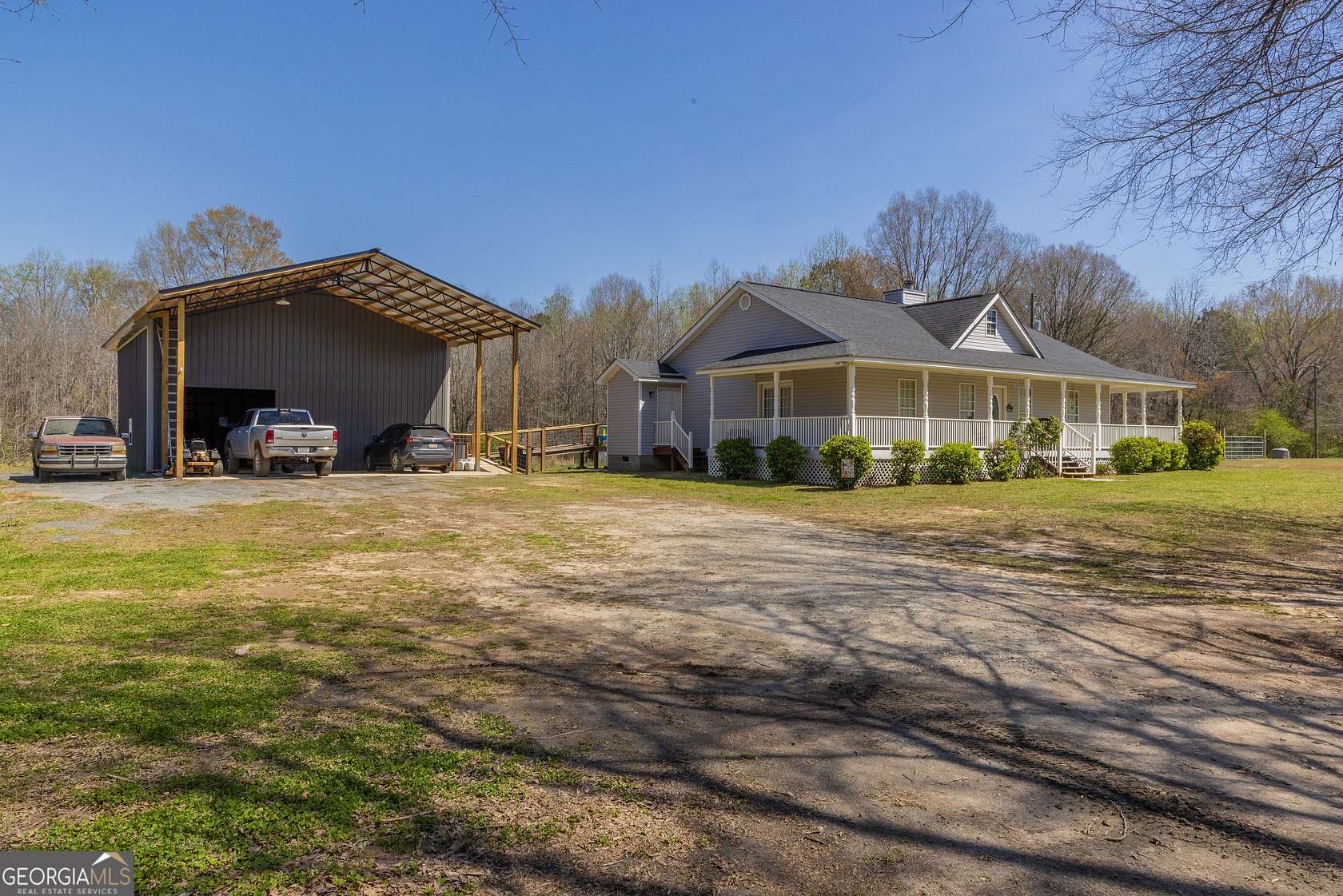 10.8 Acres of Land with Home for Sale in Meansville, Georgia