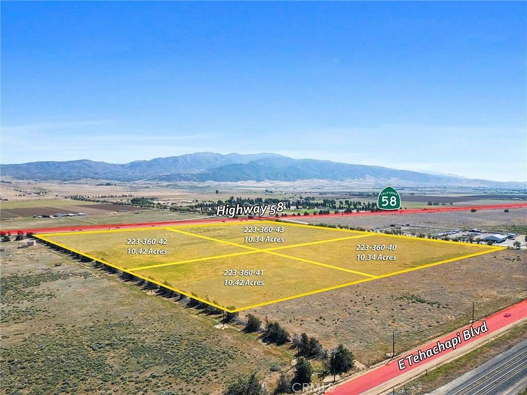 41.5 Acres of Commercial Land for Sale in Tehachapi, California
