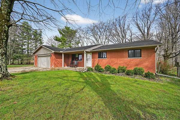 4.28 Acres of Land with Home for Sale in Sunman, Indiana