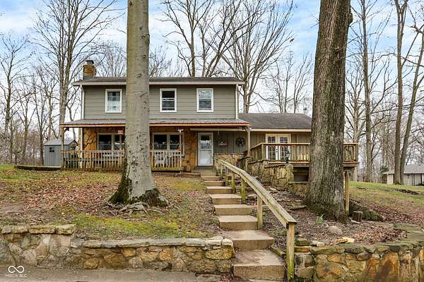 1.83 Acres of Land with Home for Sale in Mooresville, Indiana