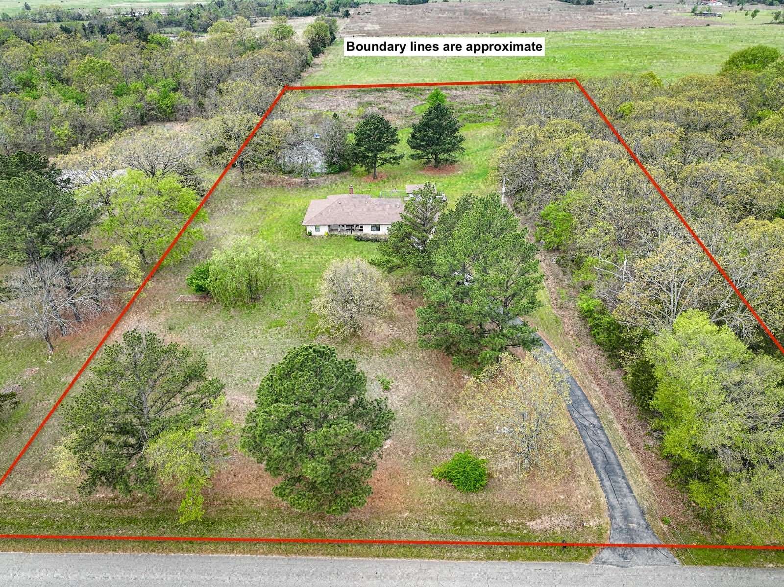 5 Acres of Land with Home for Sale in Lane, Oklahoma