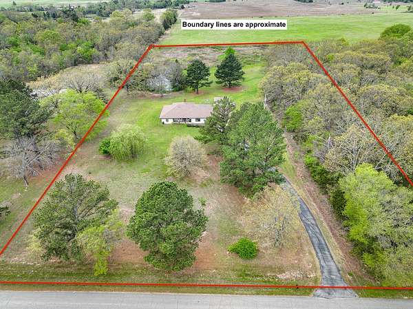 5 Acres of Land with Home for Sale in Lane, Oklahoma