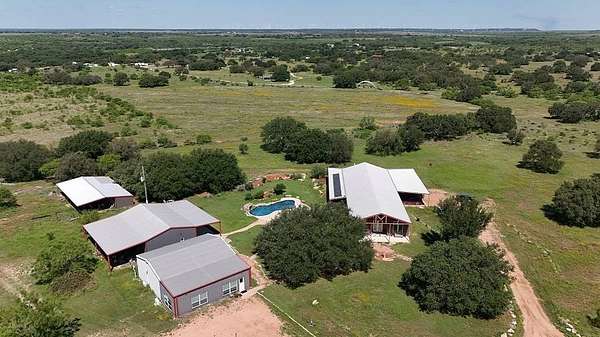 141 Acres of Land with Home for Sale in Brady, Texas