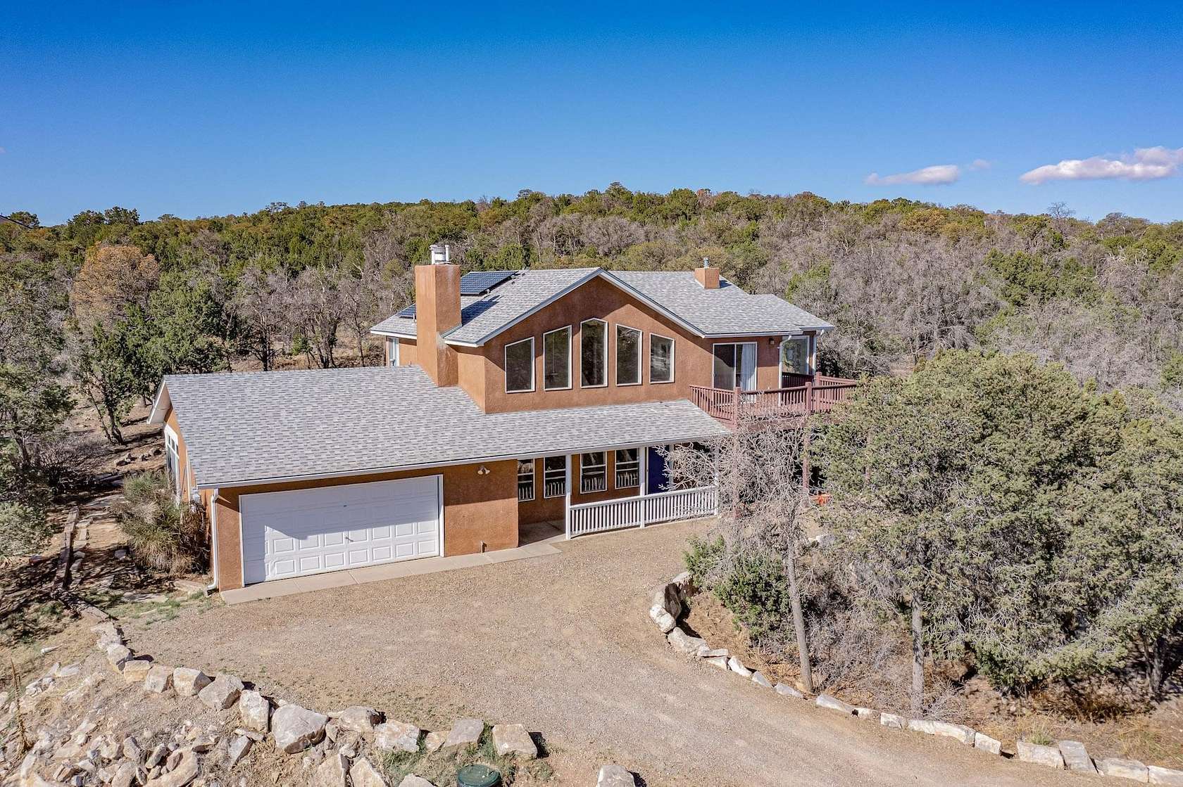 5 Acres of Land with Home for Sale in Edgewood, New Mexico