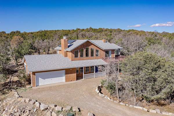 5 Acres of Land with Home for Sale in Edgewood, New Mexico