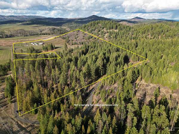 65.8 Acres of Agricultural Land with Home for Sale in Kendrick, Idaho