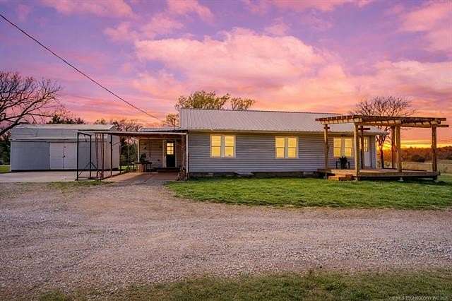 4.5 Acres of Land with Home for Sale in Hominy, Oklahoma