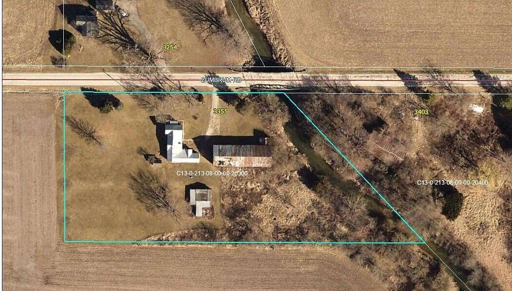 2.5 Acres of Land with Home for Sale in Rossburg, Ohio