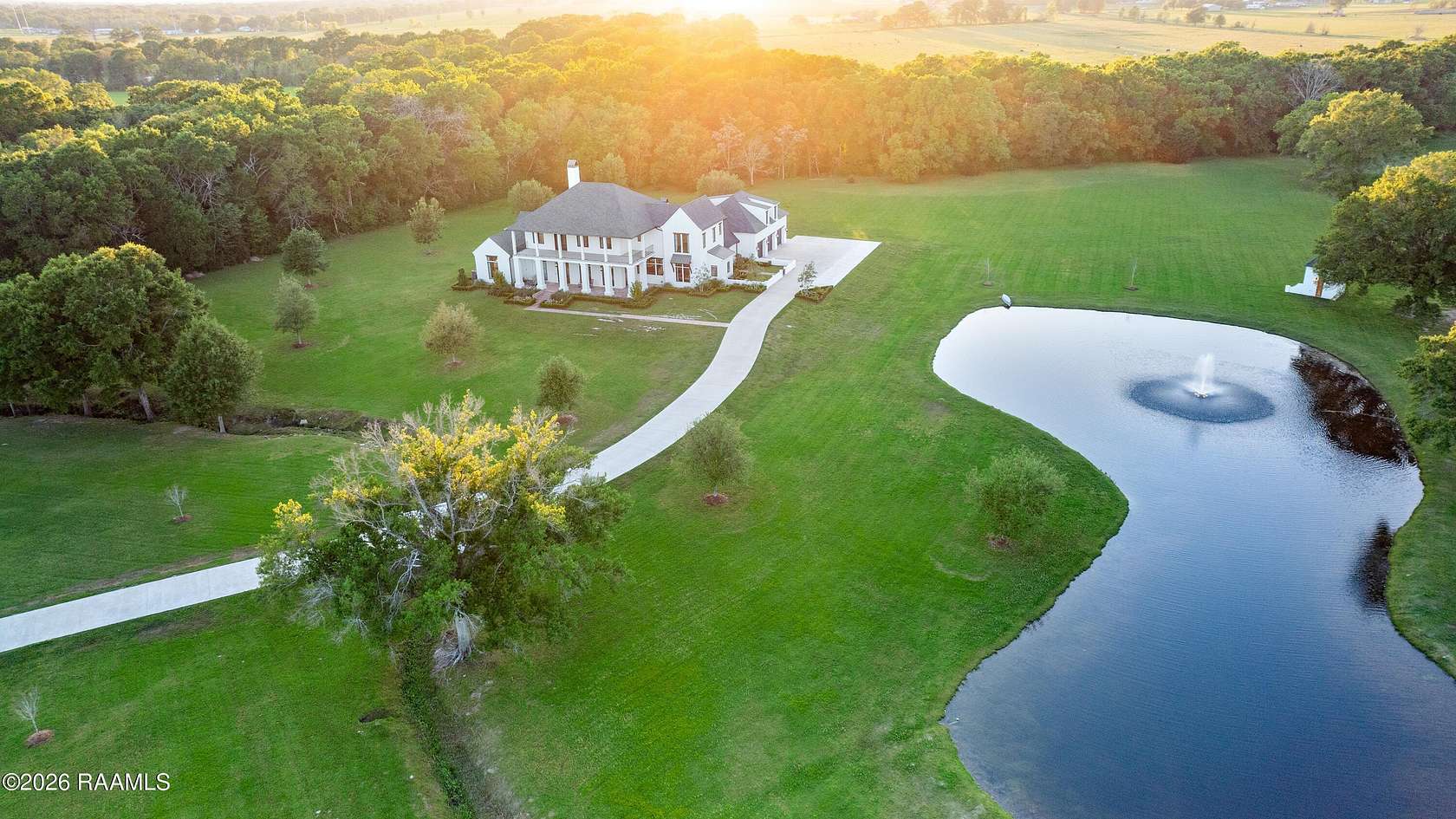 12.4 Acres of Land with Home for Sale in Lafayette, Louisiana