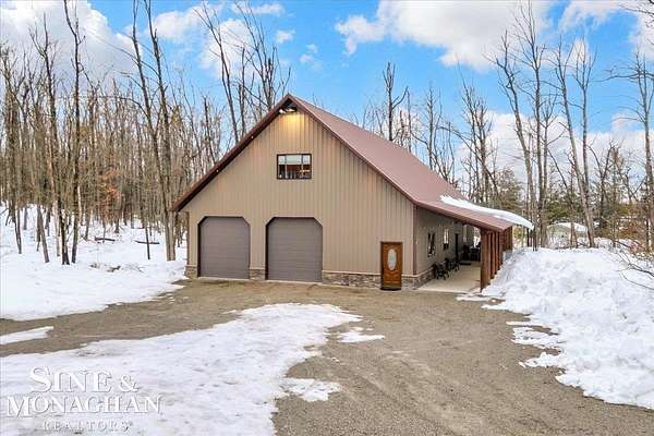 10 Acres of Recreational Land with Home for Sale in Johannesburg, Michigan