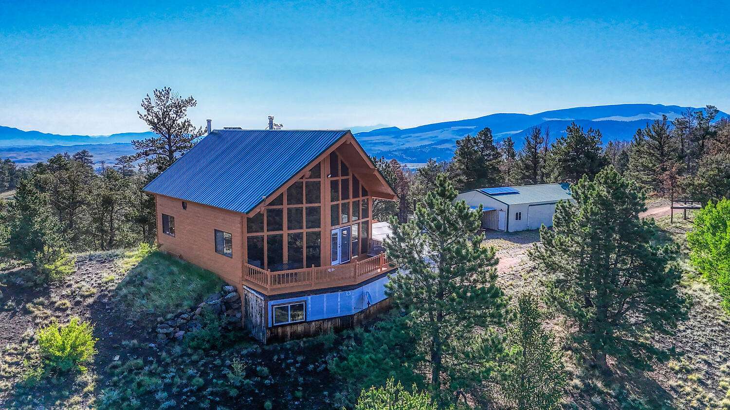 35 Acres of Land with Home for Sale in Guffey, Colorado